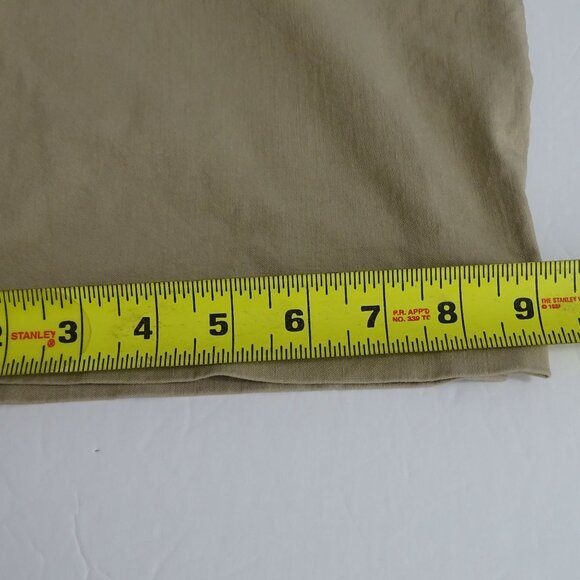George Beige Rayon Blend Pullon Shorts Women Size S 4-6 With Pockets - Picture 11 of 11